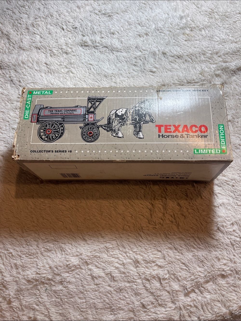 Horse & Tanker Die-Cast Toy - texaco 1991